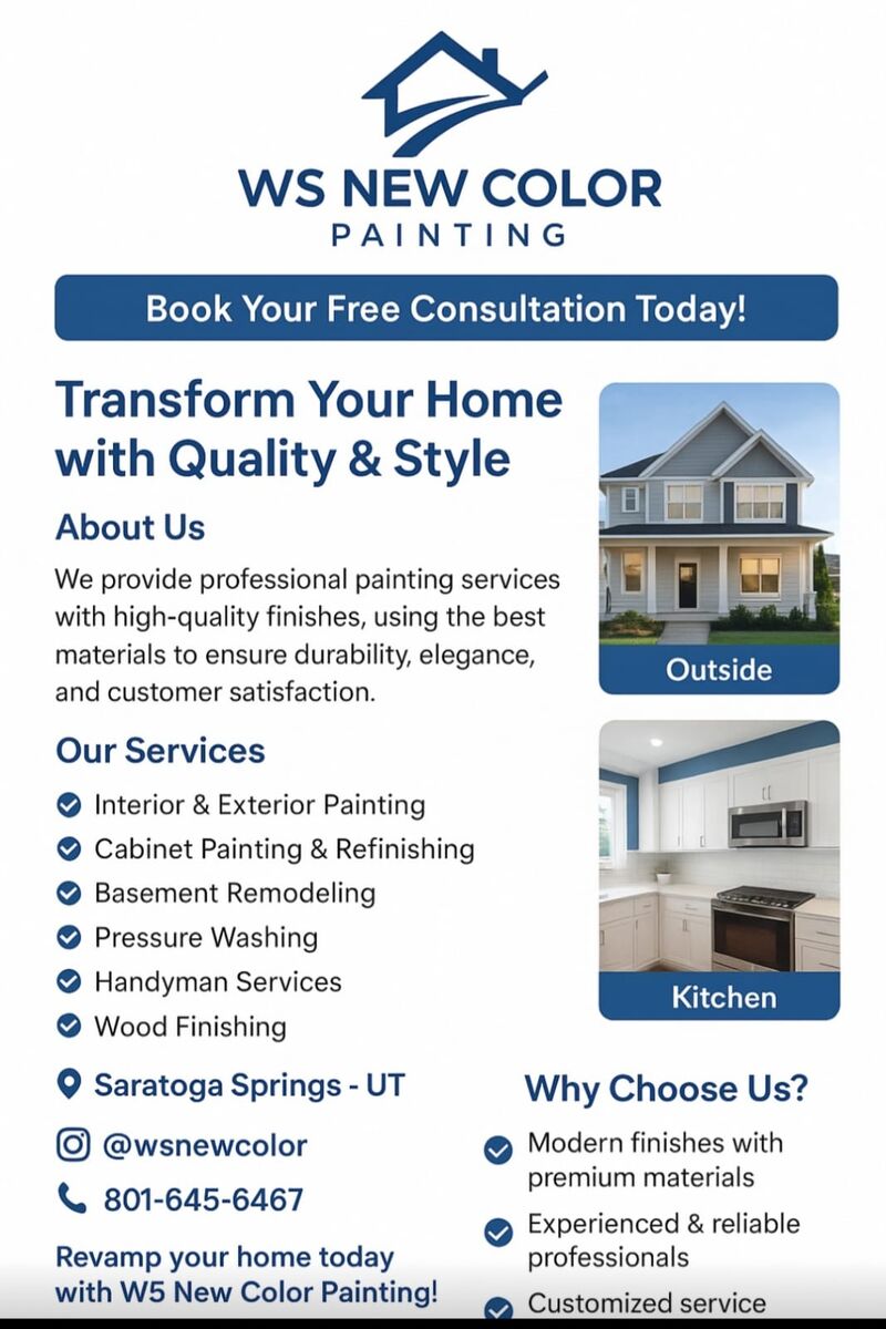 Professional House Painter: High-Quality Interior & Exterior