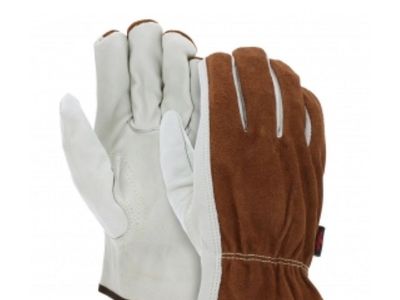 MCR Safety 3205M Grain Cow Leather Driver Gloves Medium