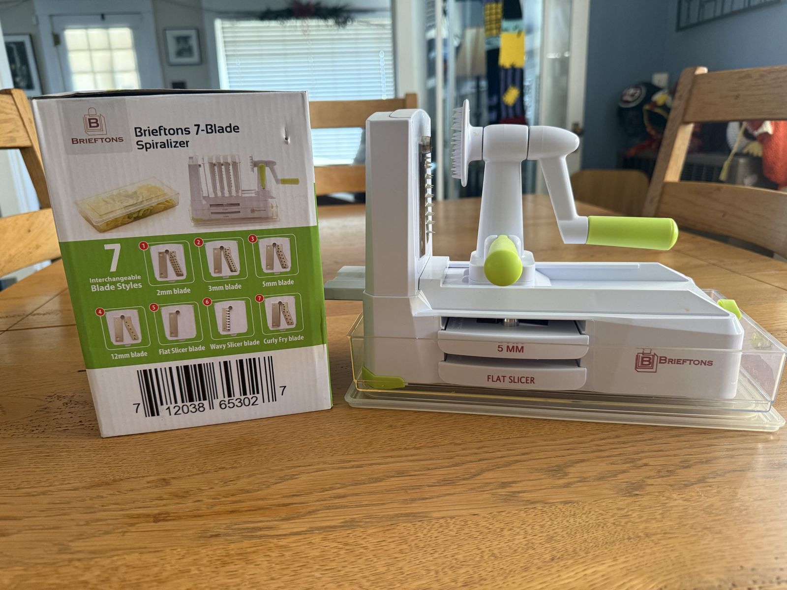 Brieftons 7 Blade Veggie Spiralizer