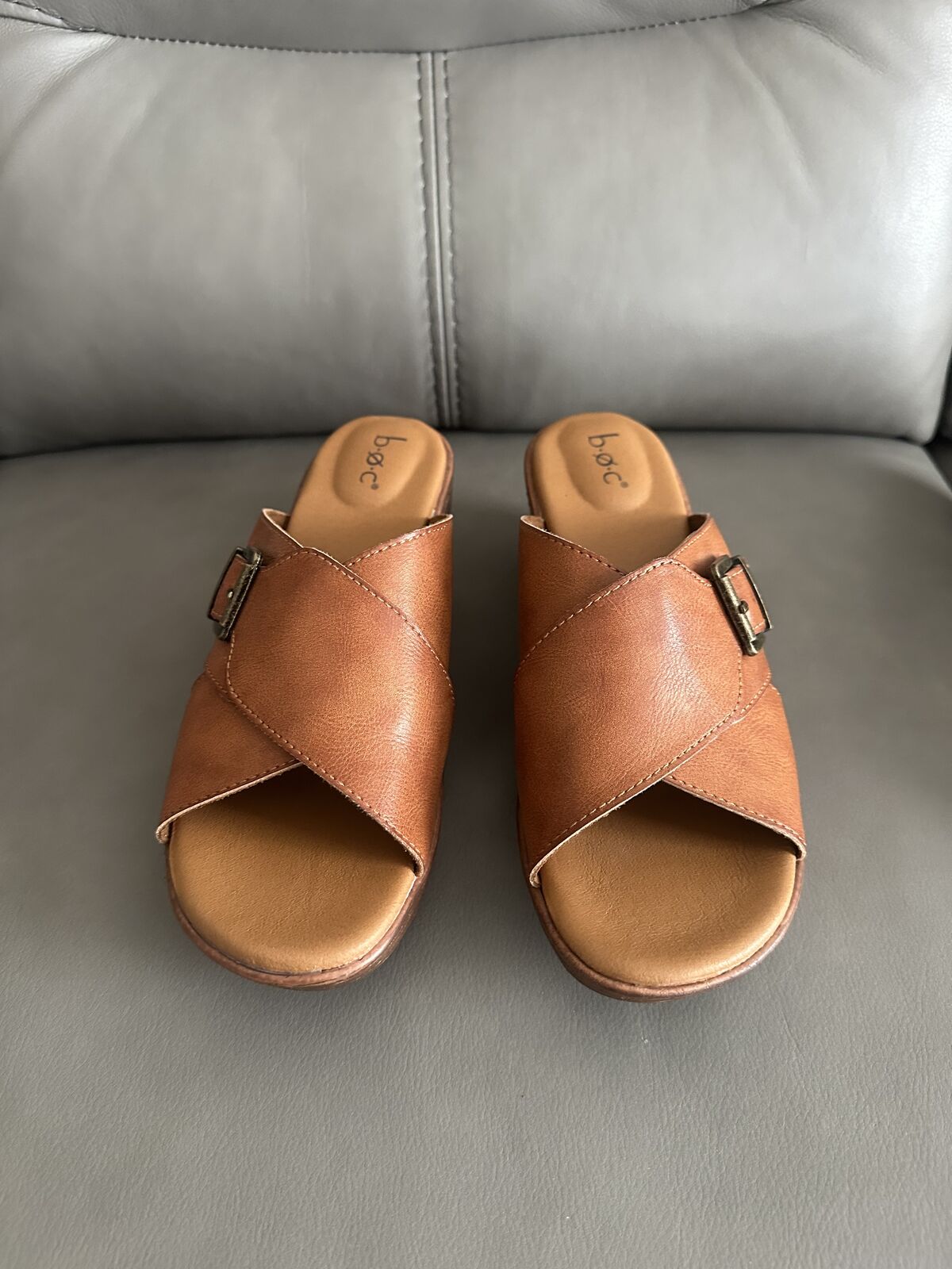 Women's B.Ø.C. crisscross buckle sandal