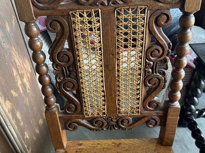 Antique Caned Chair