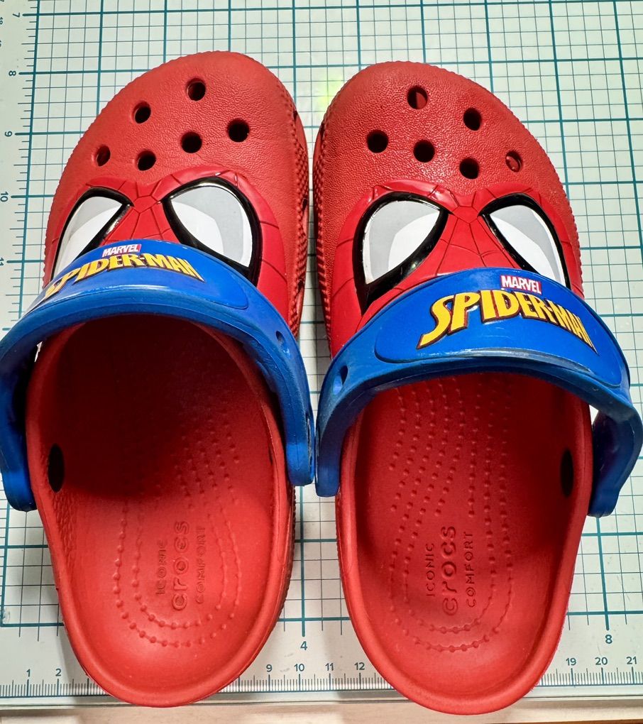 Spider-Man Crocs in Child Size C11
