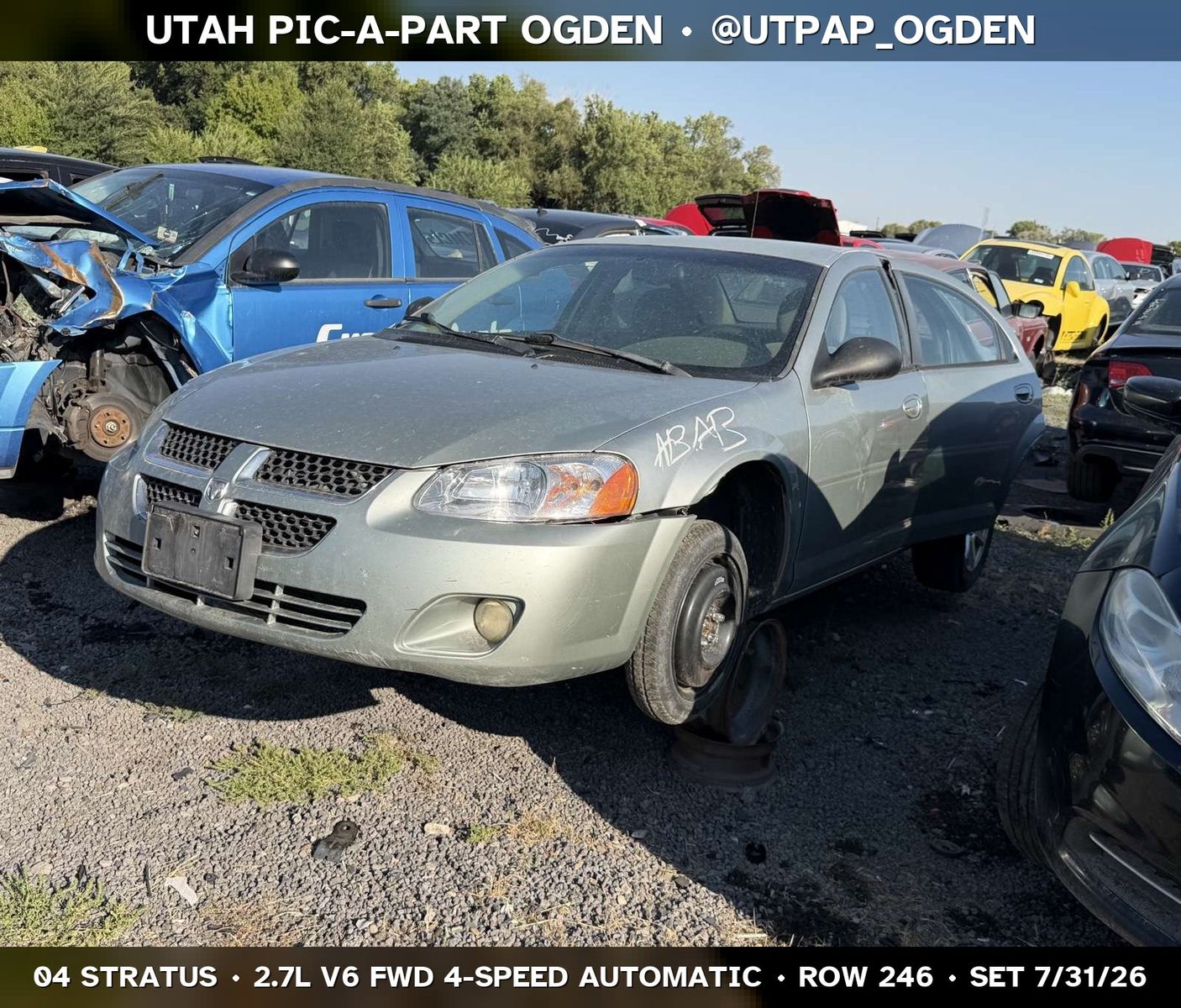 Just In! 2004 Dodge Stratus Parts - UTPAP Ogden