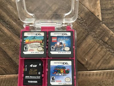 Nintendo DS Games: Super Mario 64, LEGO Harry Potter, Madagascar, + 10 More & Toshiba 4GB SDHC Card