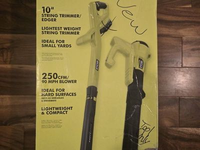 Ryobi ONE+ 18V Cordless String Trimmer & Blower 2-Tool Combo Kit