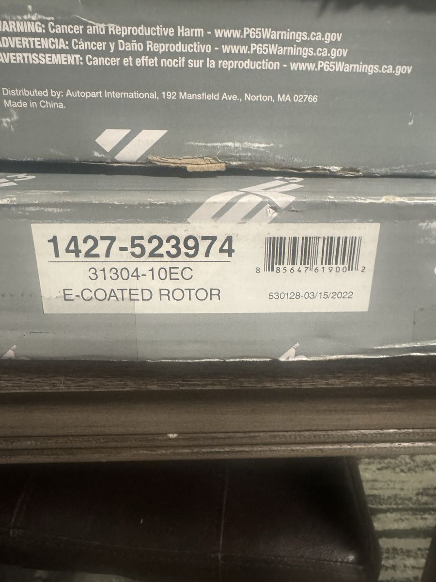 NEW OE3 E-Coated Rotors & Nissin Brake Pads