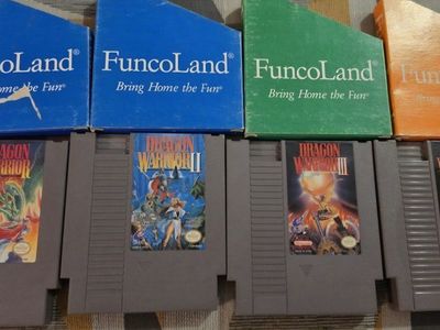 dragon warriors 1,2,3,4 original Nintendo amazing shape