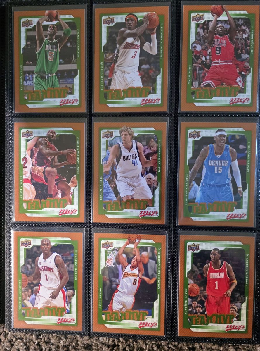 2008-09 Upper Deck MVP Basketball Near Complete Base Set + extras