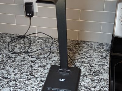 LED touch-sensitive desk lamp with seven brightness levels