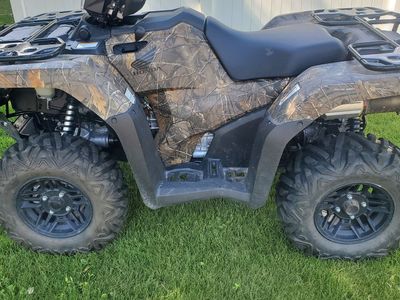 Honda Foreman Rubicon ATV - Camouflage - Excellent Condition 4x4 Quad