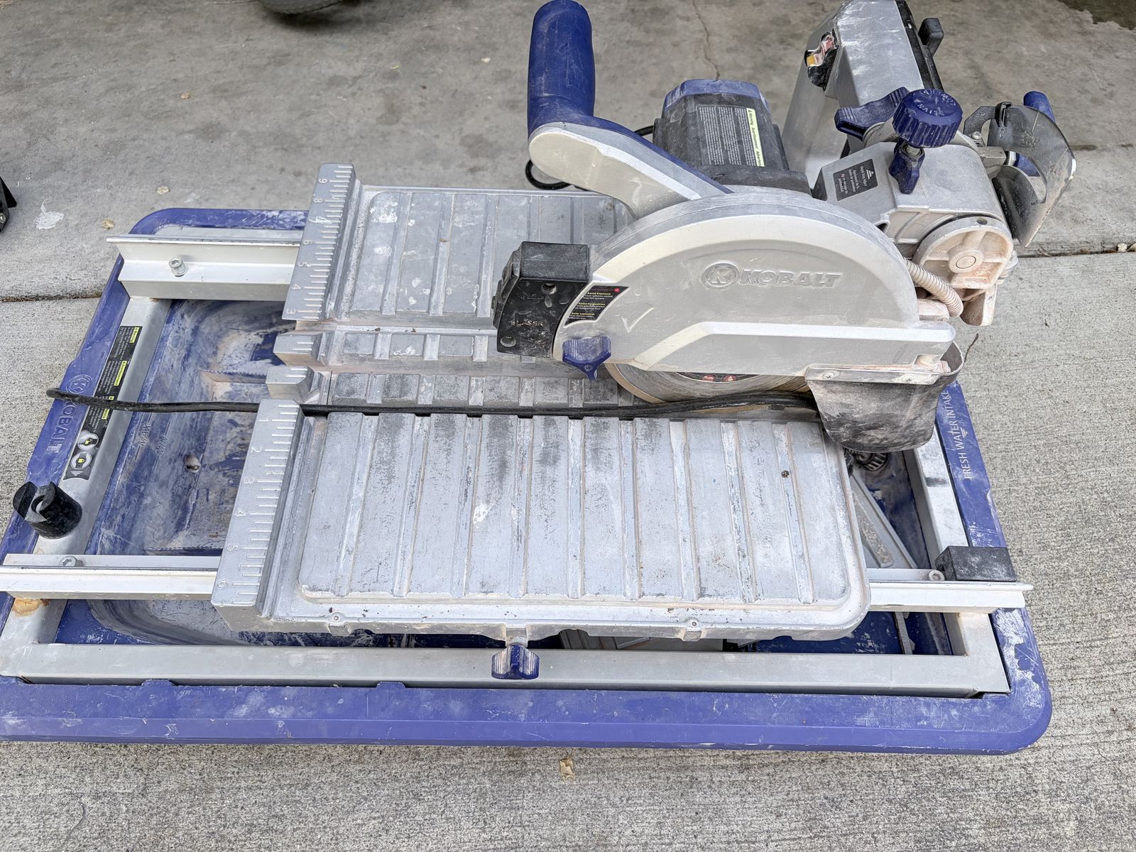 Kobalt table top saw