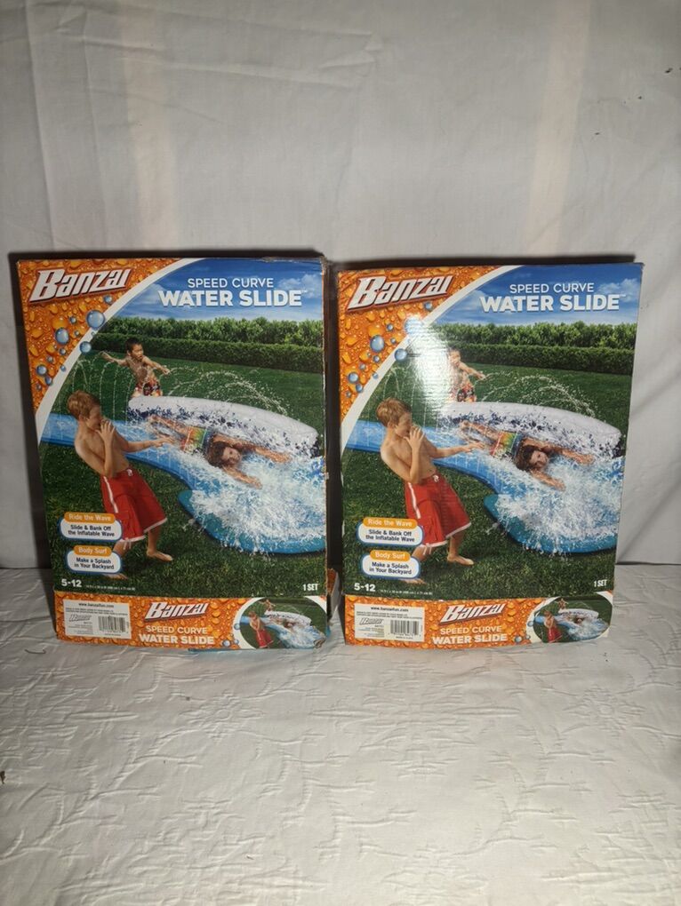 Two Amazing Slip N Slide Water Slides