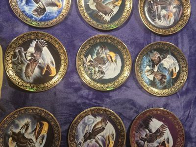 Royal Doulton "Heights of Freedom" Limited Edition Fine Bone China Collector Plates (Set of 9)