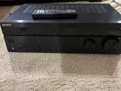 Sony STR-DH590 5.2-Channel Surround Sound Home Theater AV Receiver with Remote, 4K HDR Pass-Through