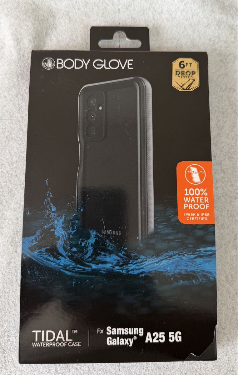 Body Glove Tidal - Waterproof case for Samsung Galaxy A25 5G, black and clear