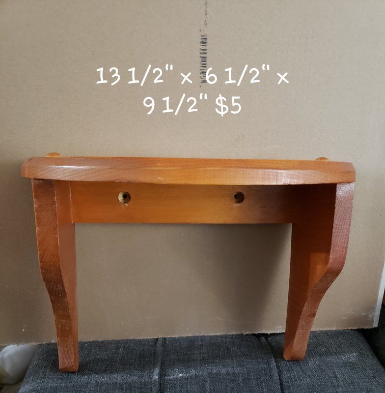 Handmade Wooden Wall Shelves