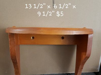 Handmade Wooden Wall Shelves