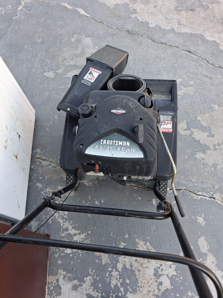 Craftsman snow blower
