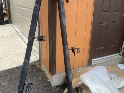 Jeep wrangler parts accessory side step nerf bars for sale or possible wood trade.
