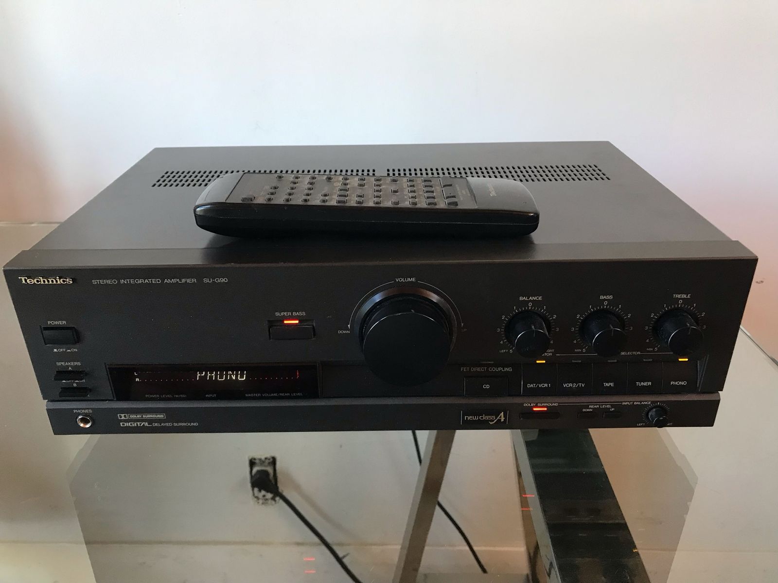 Technics SU-G90 Stereo Integrated Amplifier with Remote - Dolby Surround