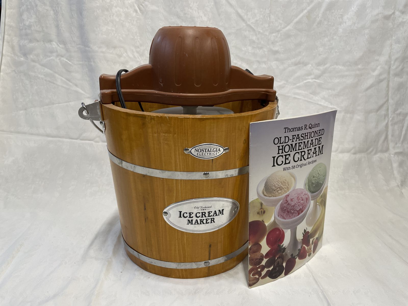 Ice Cream Maker & Recipe Book