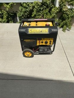 Champion 3500/4000 Watt Gas Powered Portable Generator - Reliable Backup Power