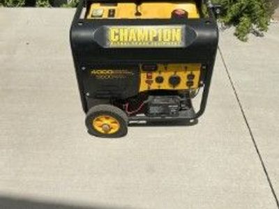 Champion 3500/4000 Watt Gas Powered Portable Generator - Reliable Backup Power