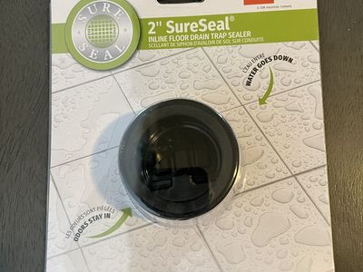 2 Inch SureSeal Inline Floor Drain Trap Sealer