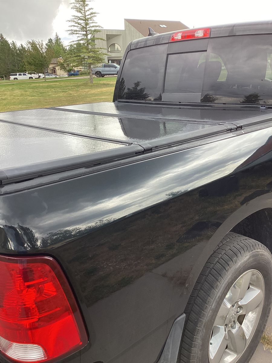 Leer Tonto Cover Tri Fold Hard Shell For Ram 2010 to 2018 Short Bed