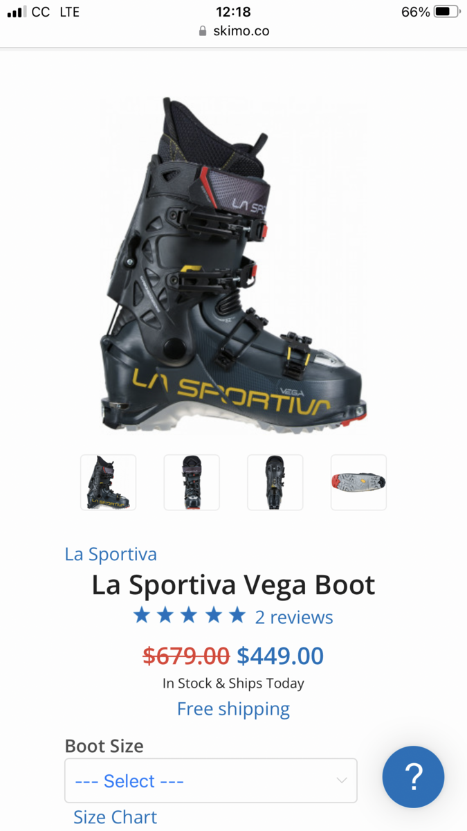 La Sportiva Vega AT ski boots