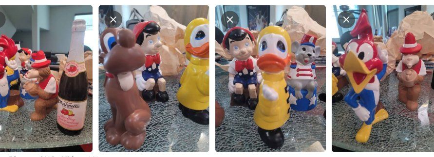 Vintage Cartoon Character Figurines Collection