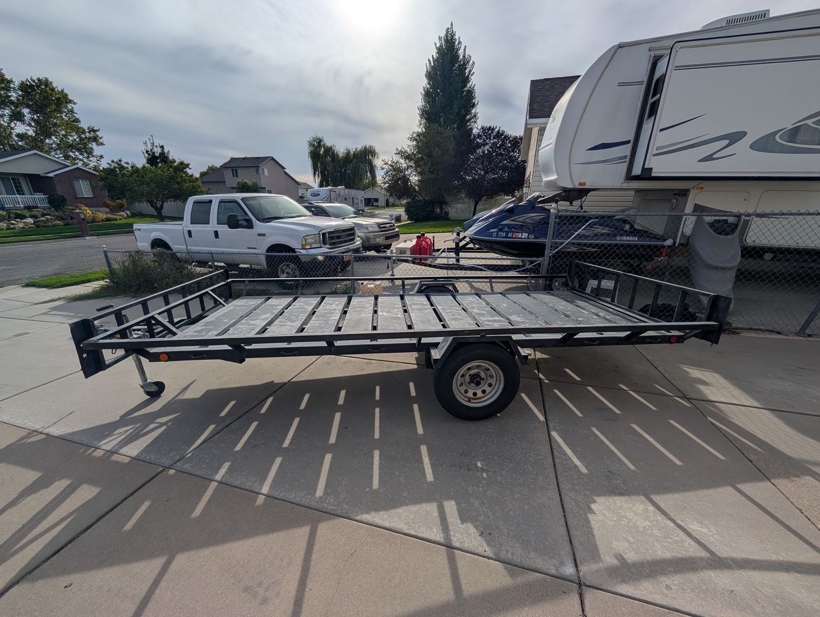 Trailer used for 4-wheelers.