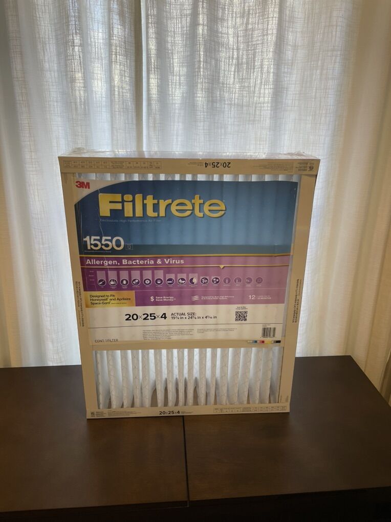 Filtrete 1550 MPR 20x25x4 Air Filter
