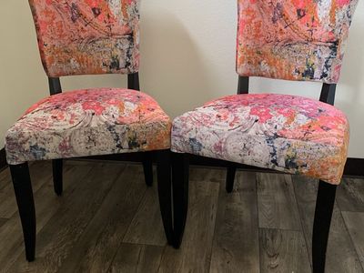 Pair of Authentic Timothy Oulton "Mimi" Dining Chairs