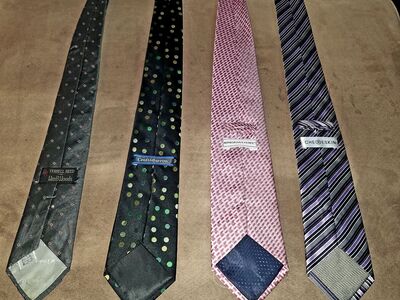 4 High quality MEN'S SILK TIES - BATCH #5