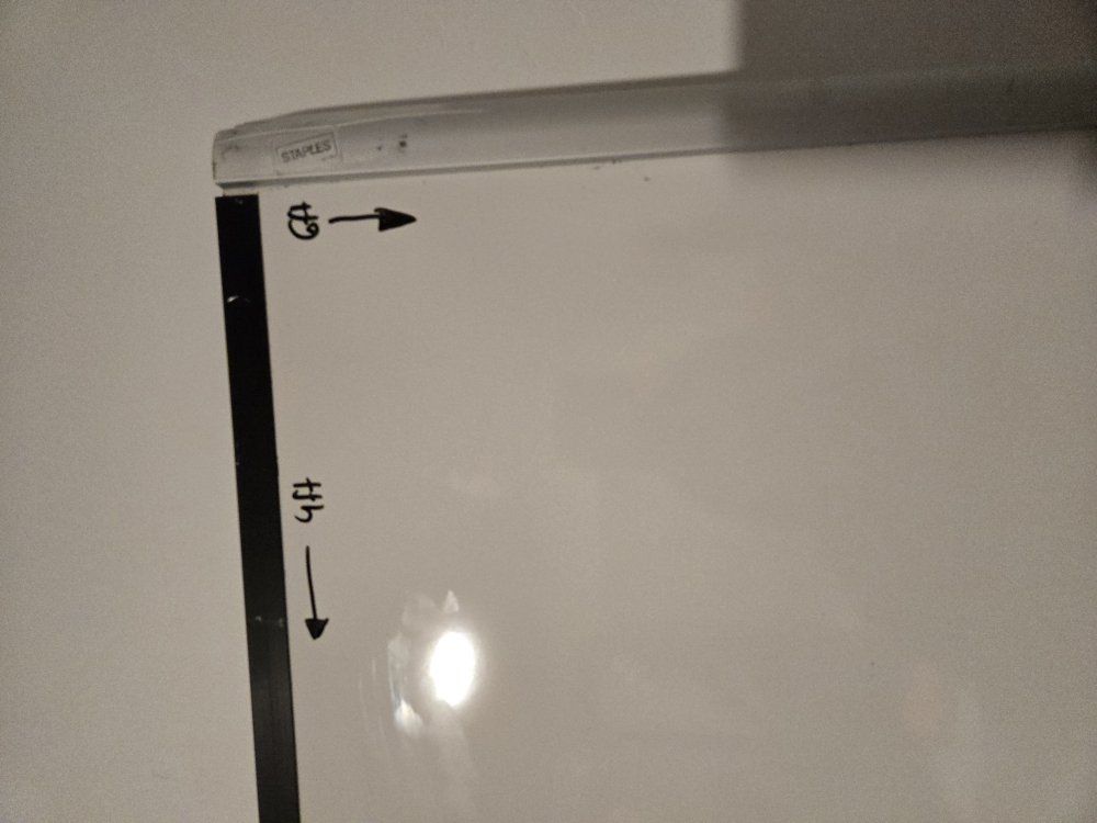 large white board