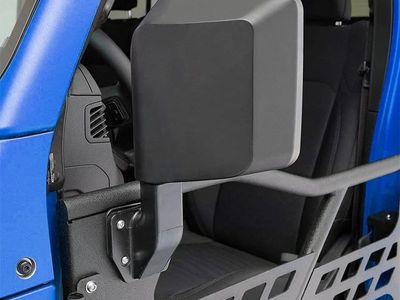Front and rear Jeep Half Tube Doors with Side View Mirror for 2018-2026 Wrangler JL Gladiator JT