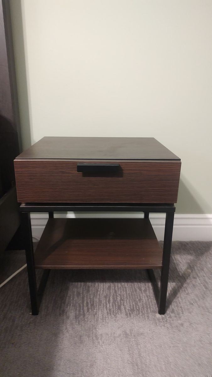Two IKEA nightstands