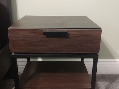 Two IKEA nightstands