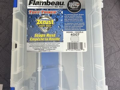 flambeau zerust tuff tainer fishing tackle tray