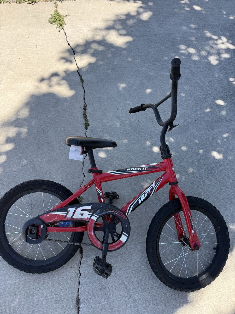 Huffy Rock It 16" Red Kids' BMX Bike - Good Condition