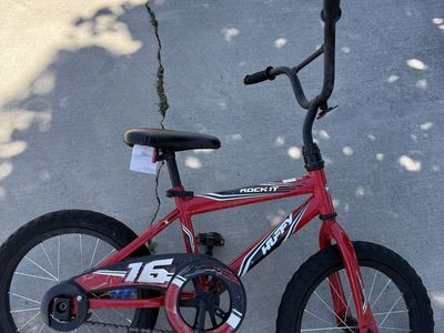 Huffy Rock It 16" Red Kids' BMX Bike - Good Condition