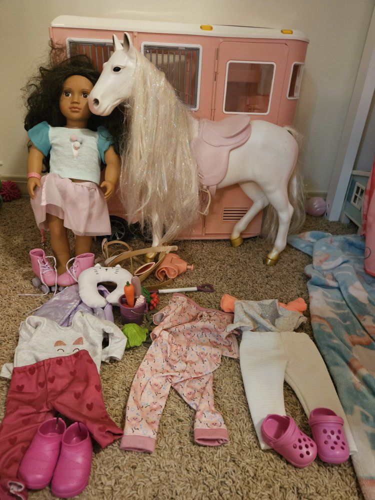 Our Generation Horse/Trailer/Doll
