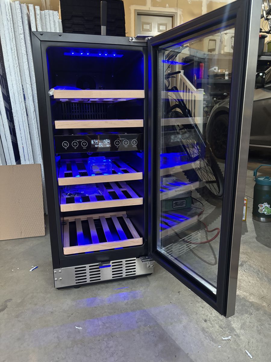 NewAir Dual Zone 29 Bottle Wine Fridge NWC029SS01