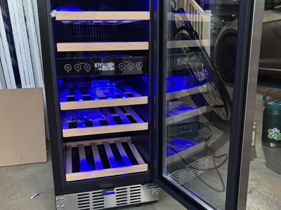 NewAir Dual Zone 29 Bottle Wine Fridge NWC029SS01