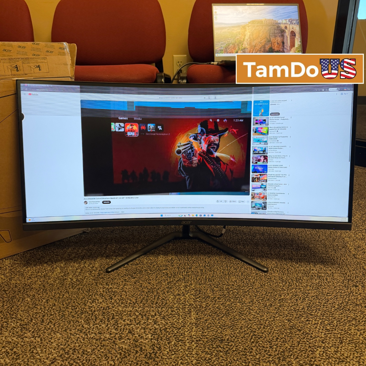 Acer ED340CUR 34" UltraWide QHD Curved VA Gaming Monitor 1ms *Please READ*