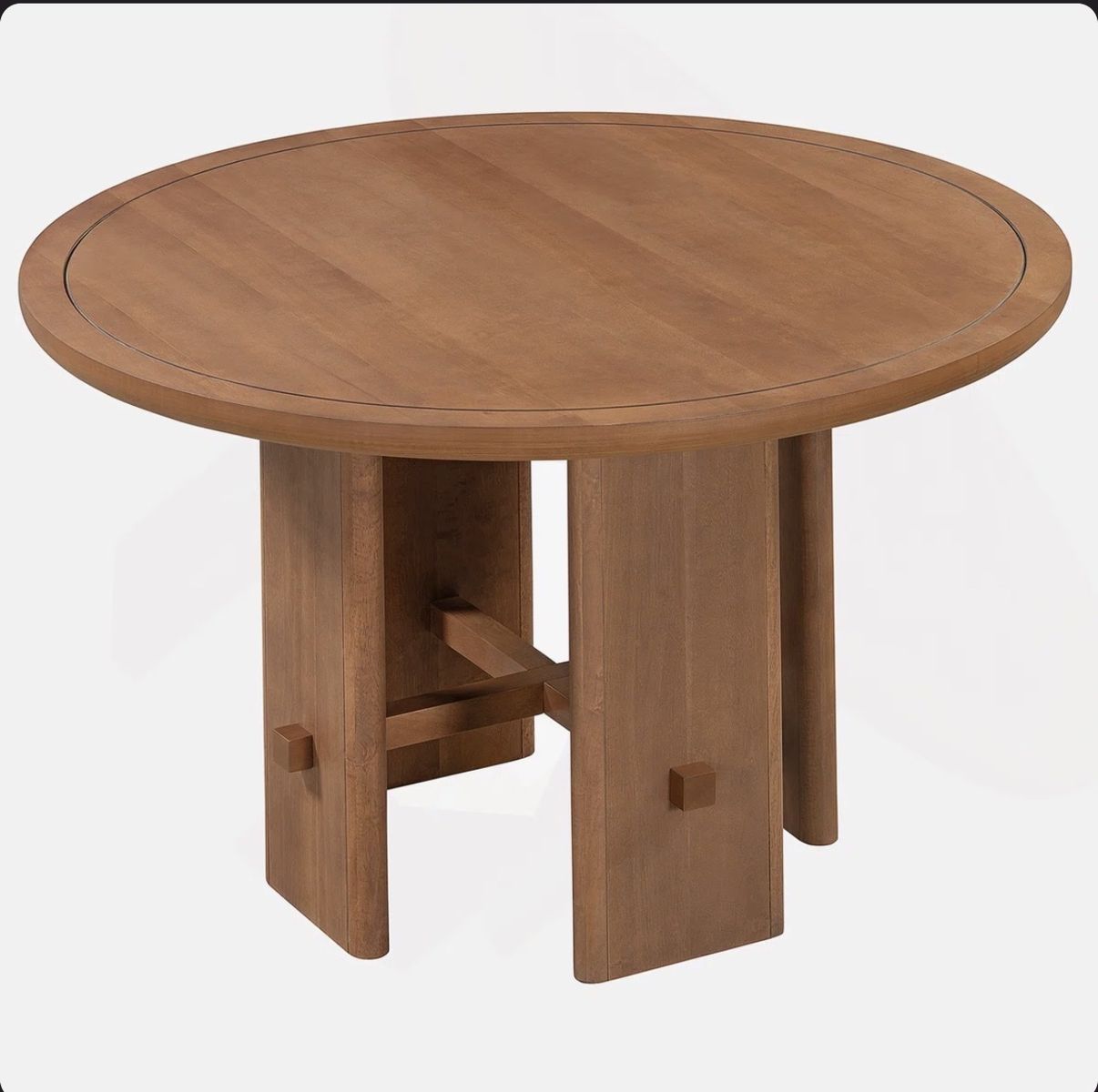 Brown dining table