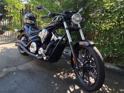 Honda Fury VT1300CX Cruiser Motorcycle - Black