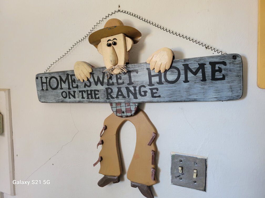 Cowboy Decor ~ Wall Hanger #2