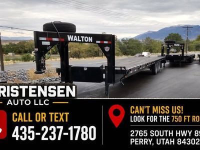 New 2023 40 FT Walton flatbed Gooseneck